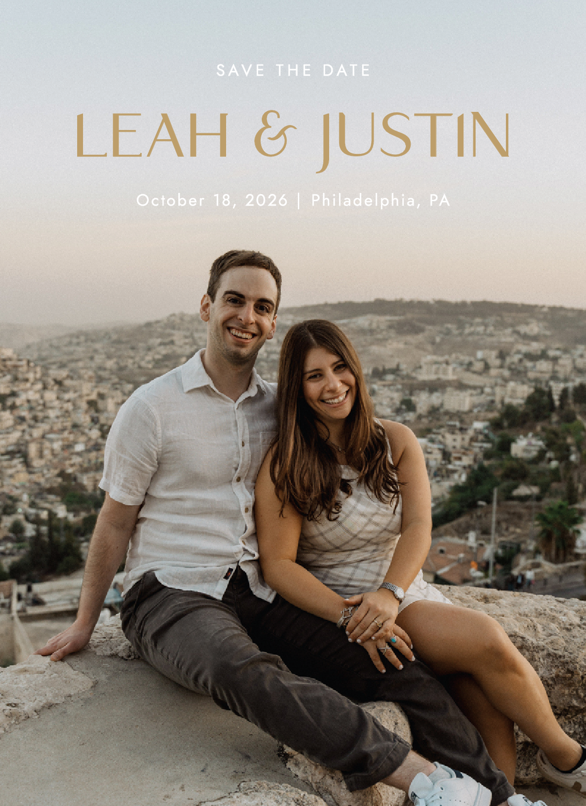 Save the Date - Leah & Justin, 2026